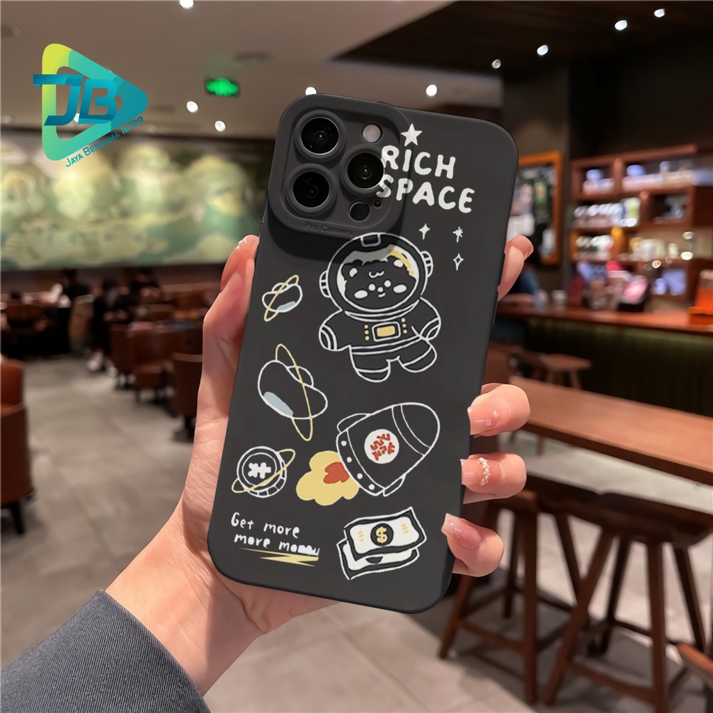 CUSTOM CASE SOFTCASE SILIKON PROCAMERA SPACE CUSTOM OPPO REALME VIVO XIAOMI SAMSUNG INFINIX IPHONE FOR ALL TYPE JB6198