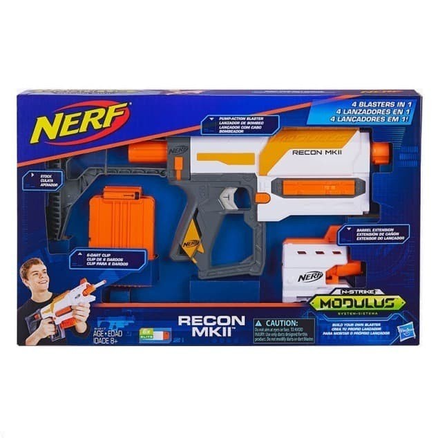 NERF Modulus Recon MKII 4 Blasters in 1