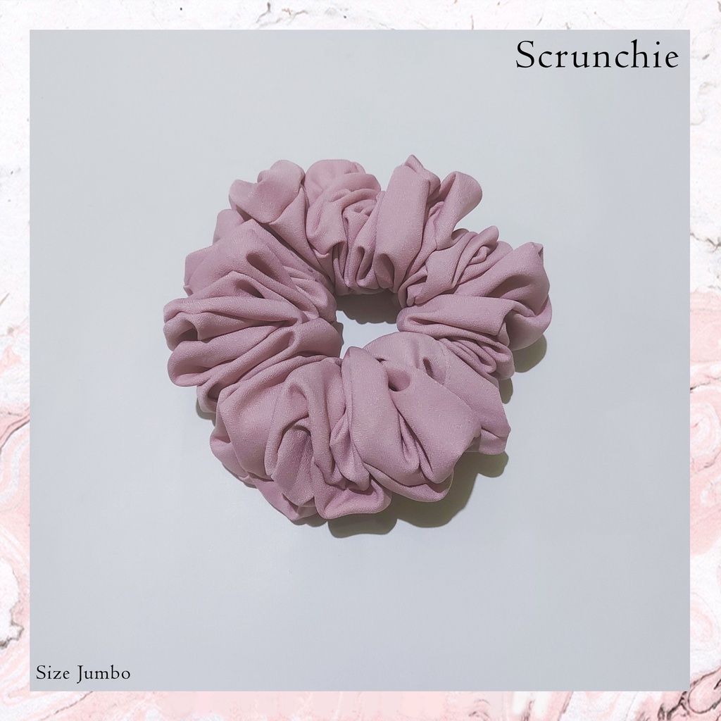 Schruncie Hijab | Schruncie Jumbo | Cepol Hijab | Ikat Rambut | Schruncie Bludru Jumbo dan Medium | 