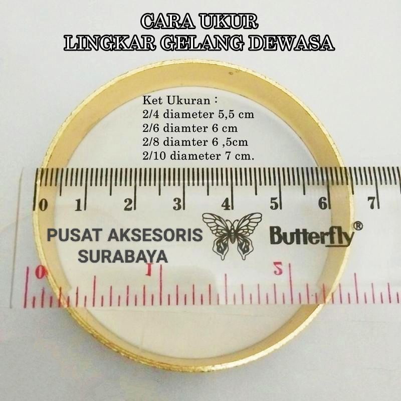 PROMO TERBARU GELANG KERONCONG LAPIS EMAS