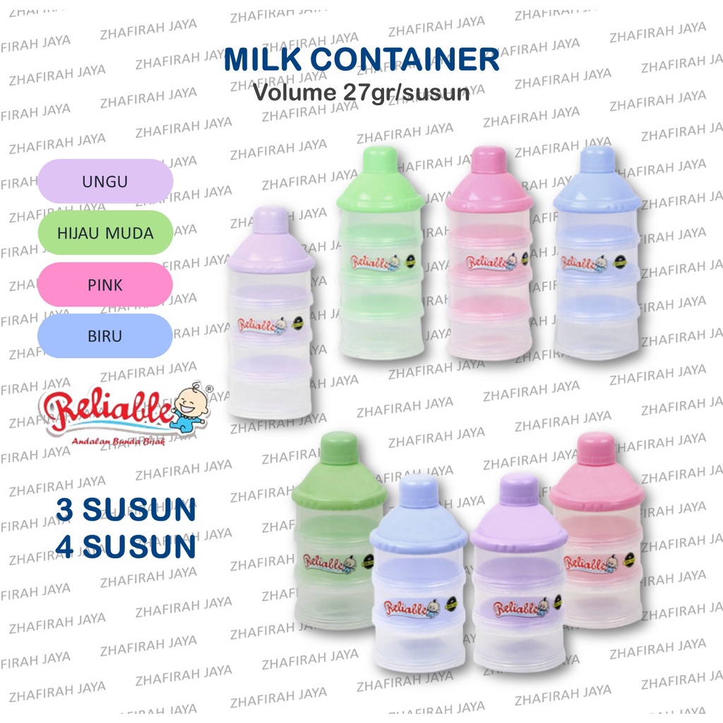 ❤ZJ❤ Milk Container SUSUN | Tempat Susu 3 susun 4 susun