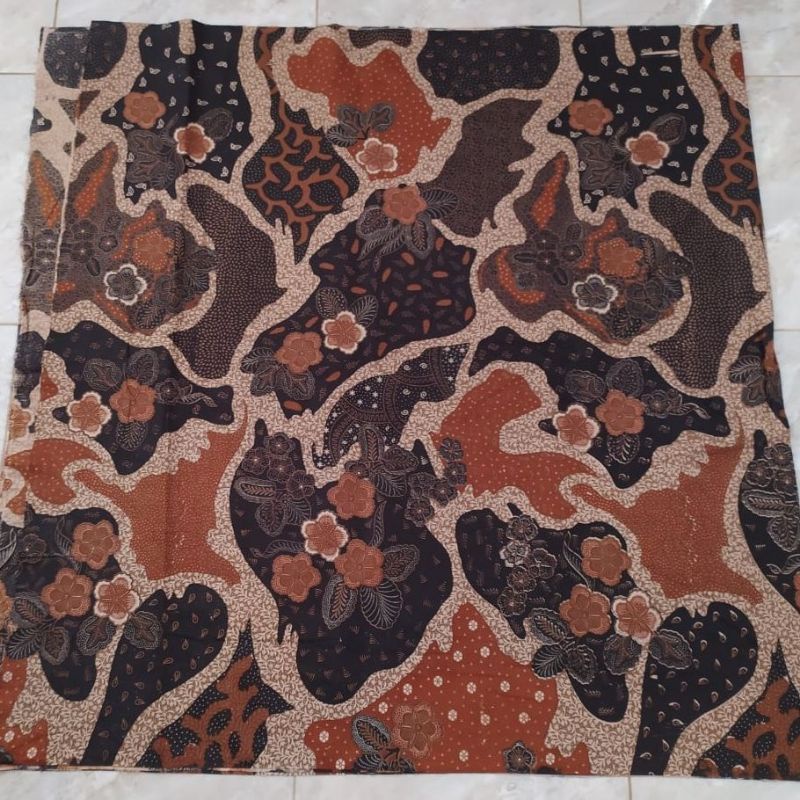 Kain Motif Batik Bahan Katun Halus Terbaru Terlaris 1,1 X 2 Meter