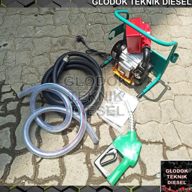 Pompa Minyak Oli Solar Elektrik With Flow Meter Wipro Pmef3 Original