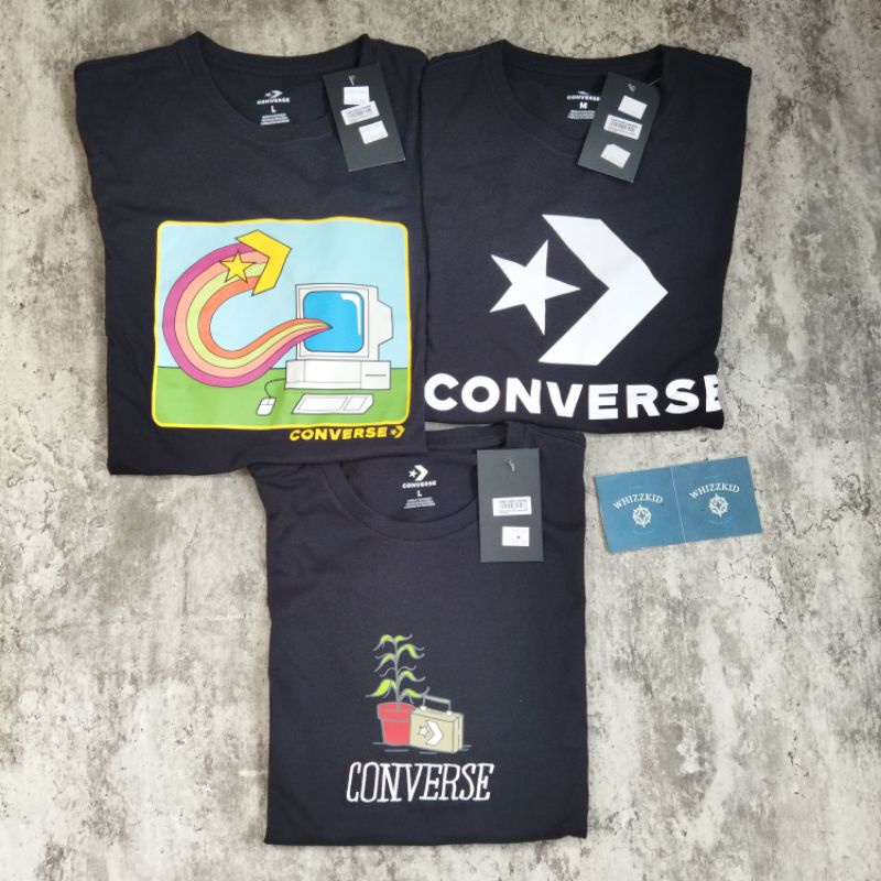 kaos converse original pria kaos converse hitam official map under