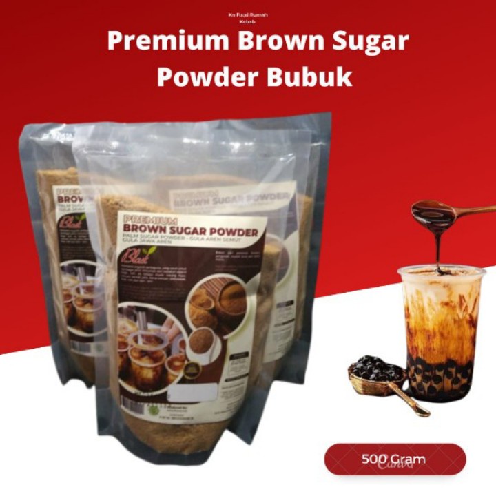 

Gula Palem bubuk 500g Brown Sugar Bubuk / Gula Semut Palm Sugar 500 Gr