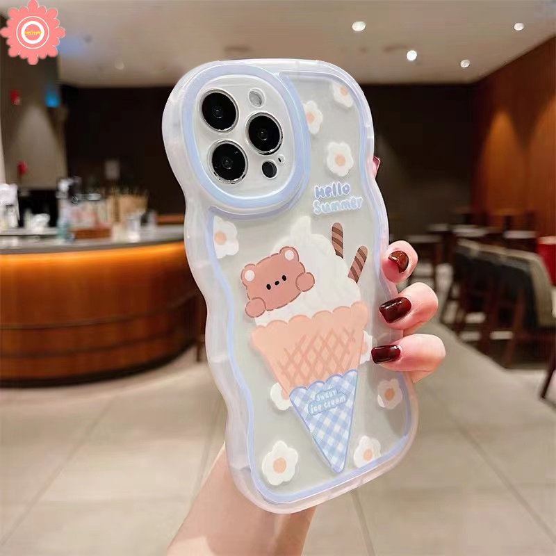 Soft Case Desain Bunga Kupu-Kupu Beruang Es Krim Untuk OPPO A17 A5s A15 A54 A96 A95 A16s A57 A17k A77s A74 A55 A7 A16K A16 A12 A1k A5 A9 A53 A3s A15s A76 A2 A6E 612 7