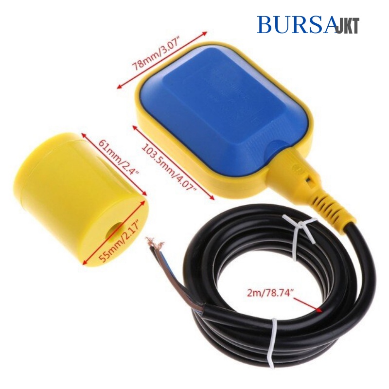 FLOOD SWITCH SENSOR POMPA CELUP PELAMPUNG KABEL 2 METER