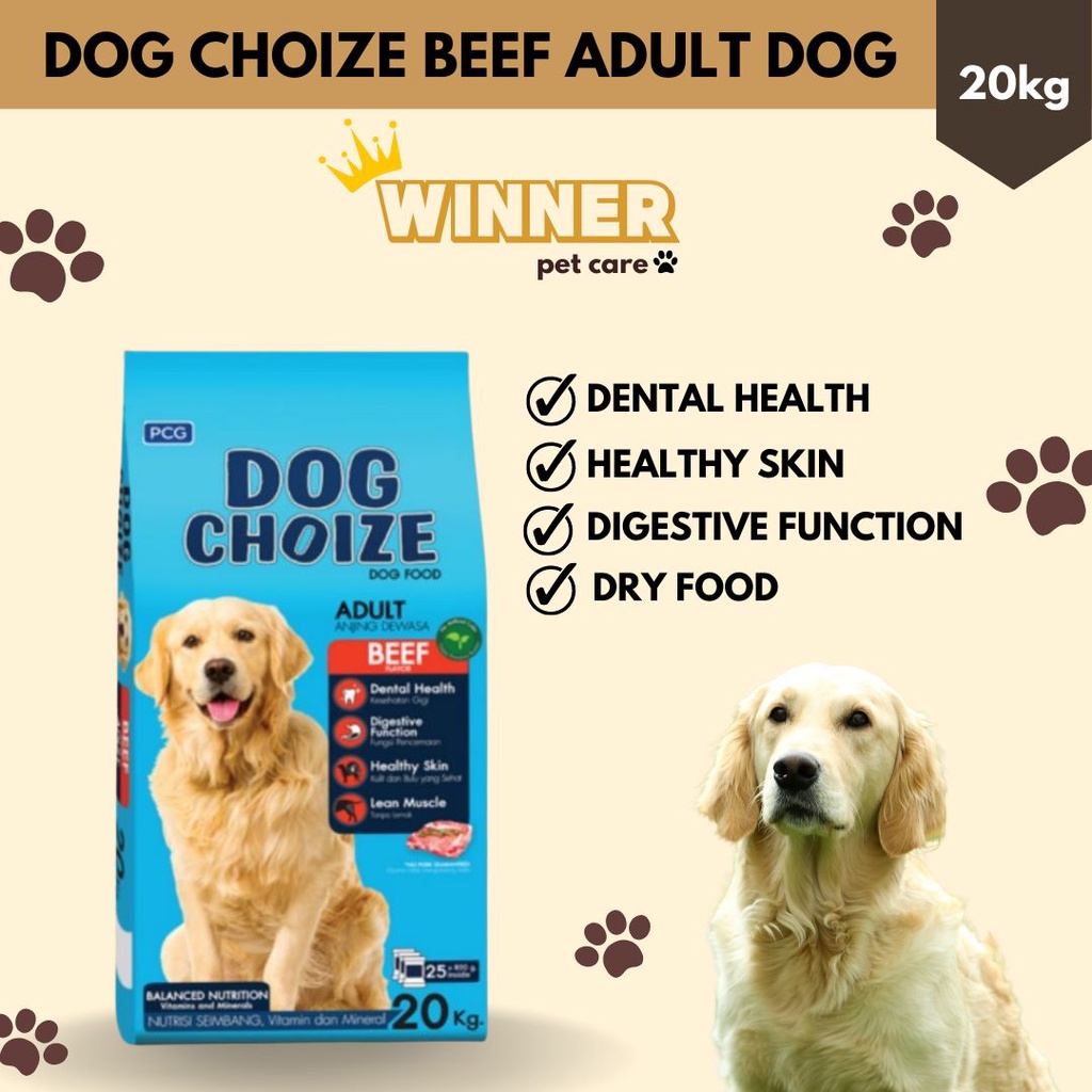 Dog Choize Beef Adult Dog Food Freshpack 20kg