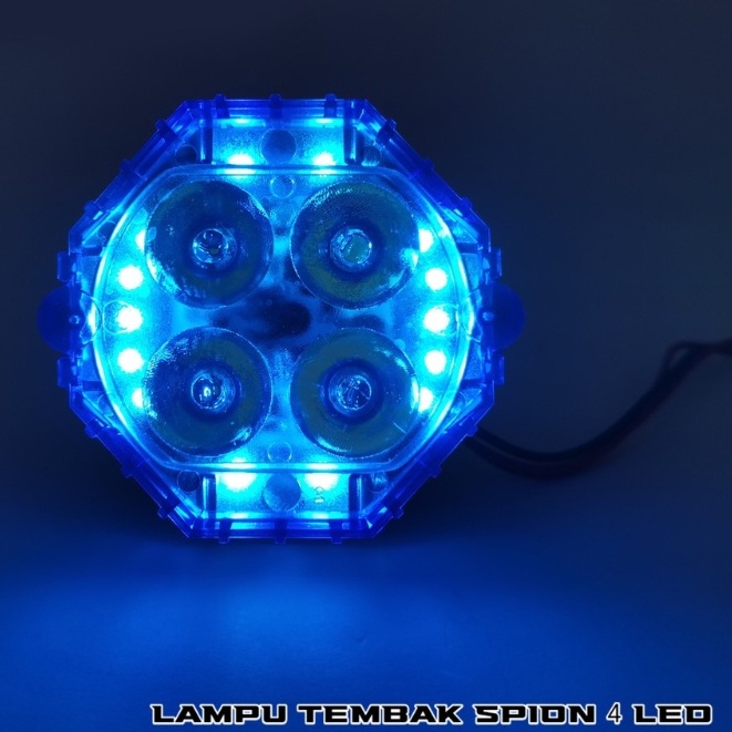 L207 | Lampu Sorot Tembak LED Braket Spion Motor Mio Soul Beat Xride Scoopy Nmax Aerox PCX ADV Vario