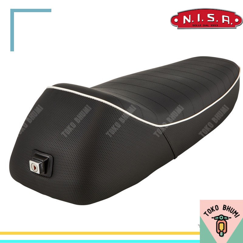 JOK SPORT  NISA ORIGINAL UNTUK MOTOR VESPA 125 | PX | SUPER | VBB | SPRINT | NISA SPORT SEAT ANCELOT