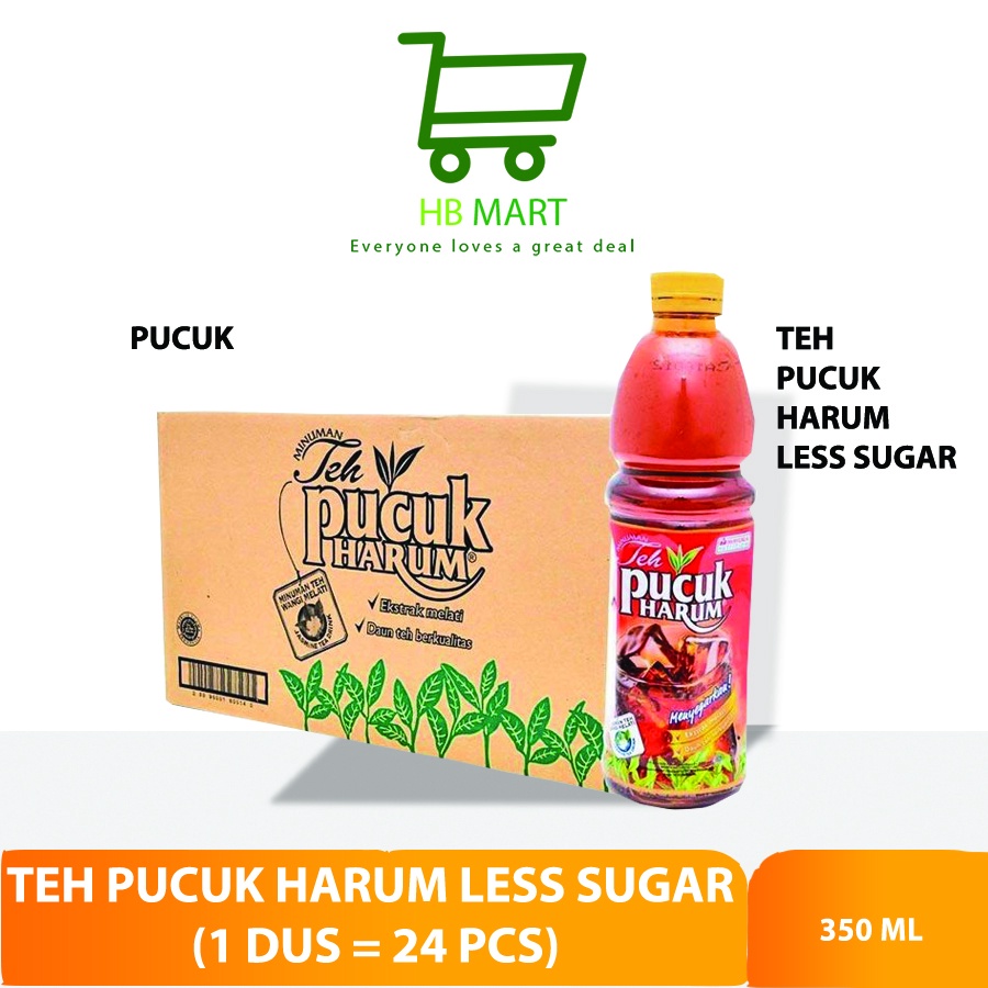 

KHUSUS OJOL Teh Pucuk Harum Less Sugar 350ml 1 Dus