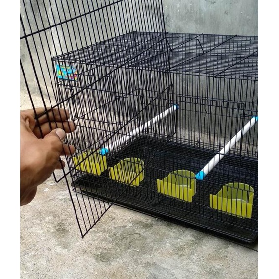 Kandang lipat kucing kelinci musang burung Lovebird ayam sekat 60x40