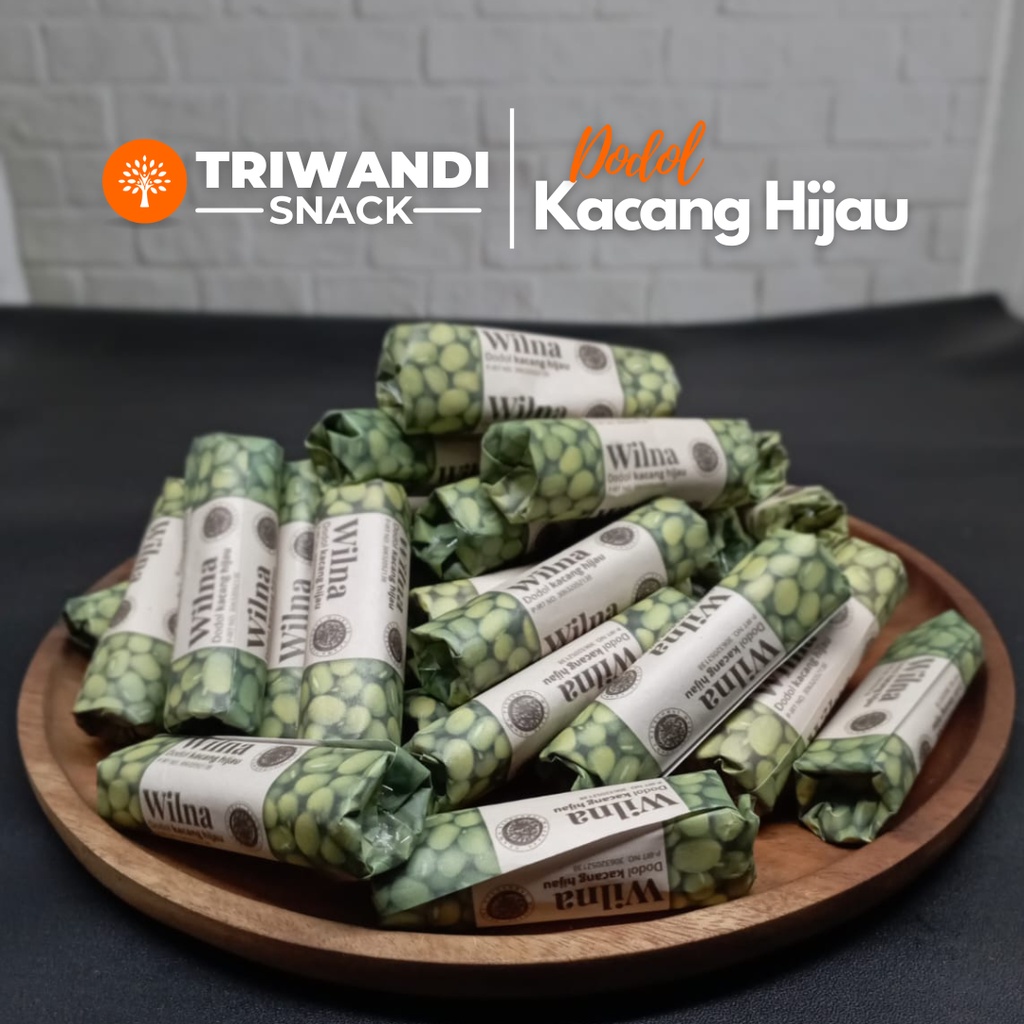 

Dodol kacang hijau kemasan 500 - 1000 gr TRIWANDI SNACK oleh oleh bandung