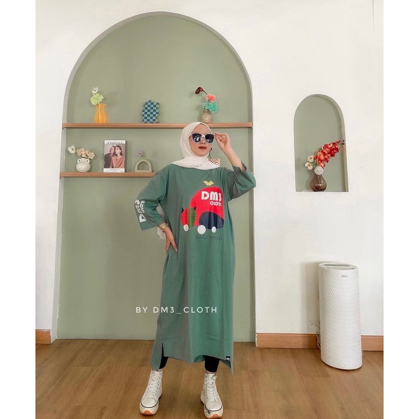 TAKAO.CO - LONG TUNIK DM3 ORIGINAL/LONG TUNIK/LONG TUNIK DM3/LONG TUNIK JUMBO/LONG TUNIK KAOS/TUNIK 
