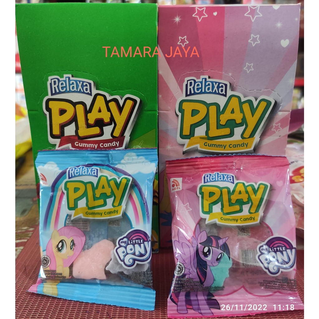 

RELAXA PLAY GUMMY CANDY ISI 12 PCS / BOX ( WARNA RANDOM )