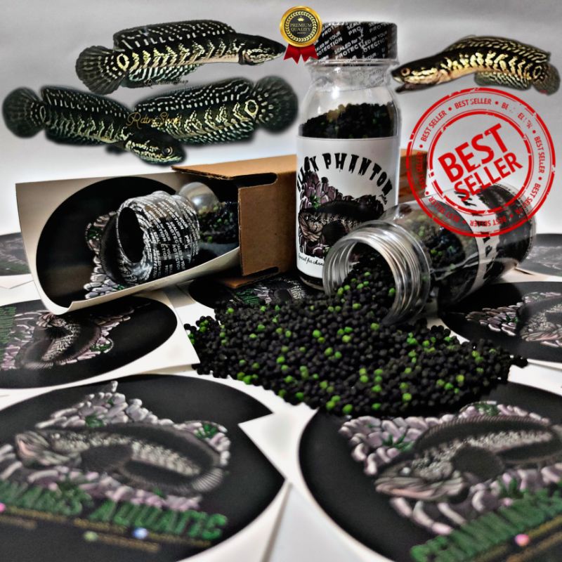 Pakan Pelet Black Phantom Khusus Asiatica WS Serta Ikan Basic Hitam Lainnya