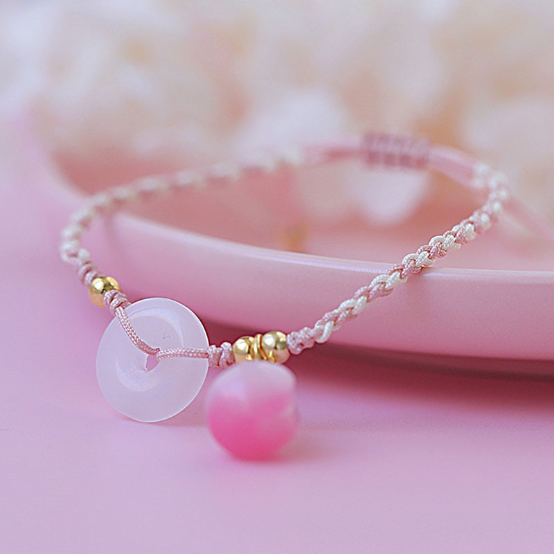 Gelang Giok Hetian Alami Untuk Wanita