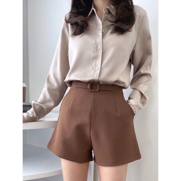 Kadaka B-0178 Short Pants Highwaist Celana Pendek Wanita