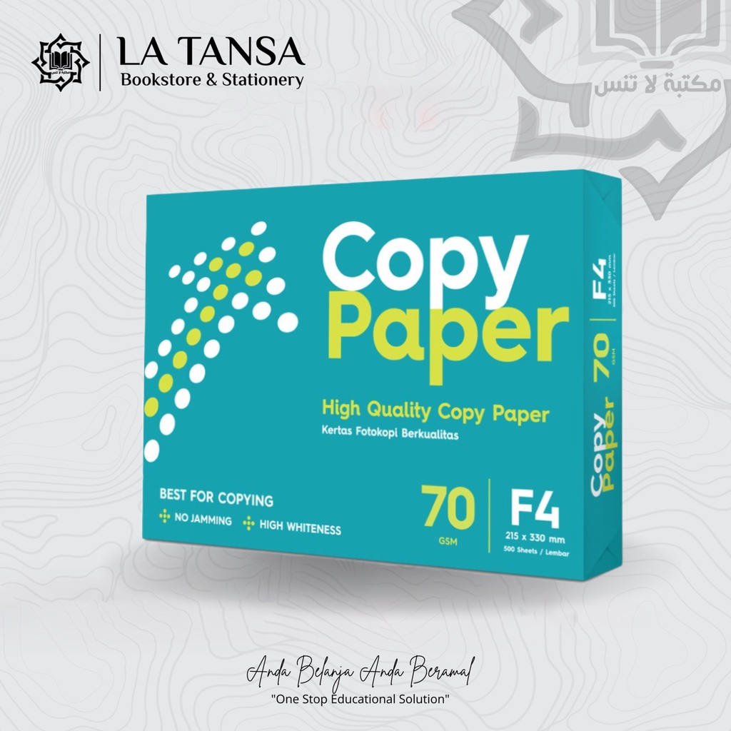 

KERTAS HVS COPY PAPER F4 70 GSM
