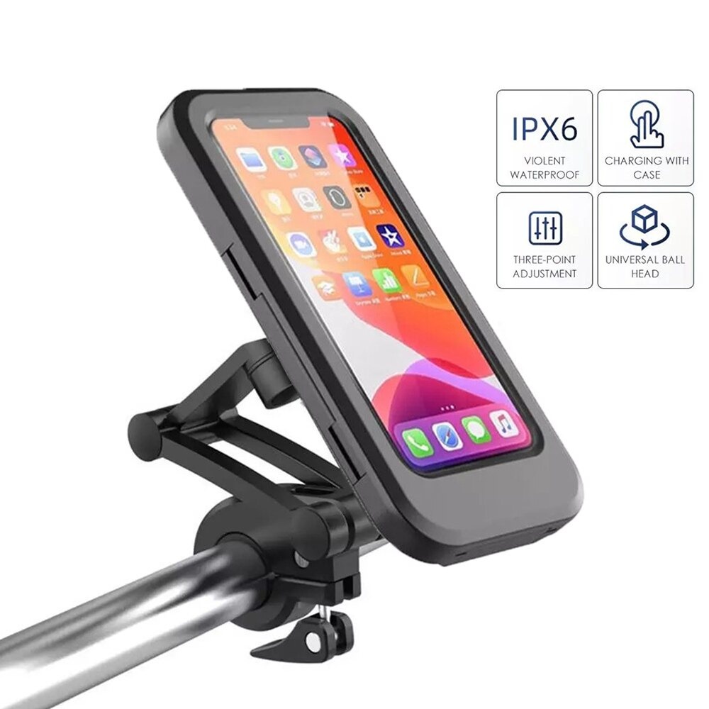 Holder Smartphone Sepeda Adjustable Bicycle Phone Case - M3 - Black