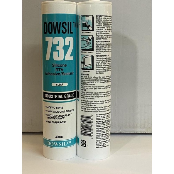 

dowsil 732 / dowsil 732 silicone rtv adhesive/sealant