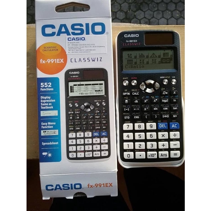 

Casio Fx 991 Ex Scientific Calculator Fx-991Ex Rf Kalkulator Sekolah