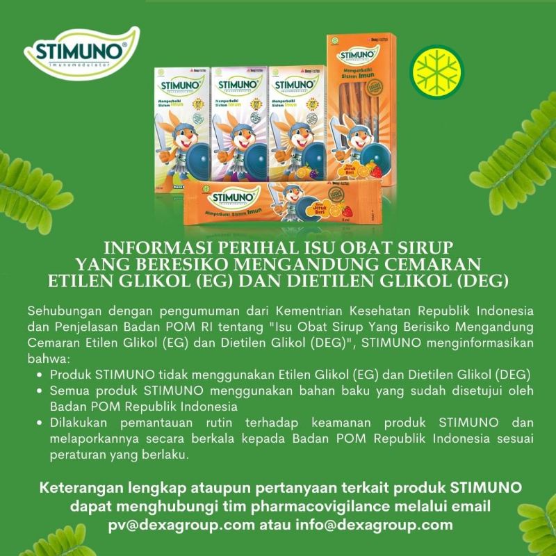 Stimuno Sirup Anak 60ml &amp; 100ml HALAL