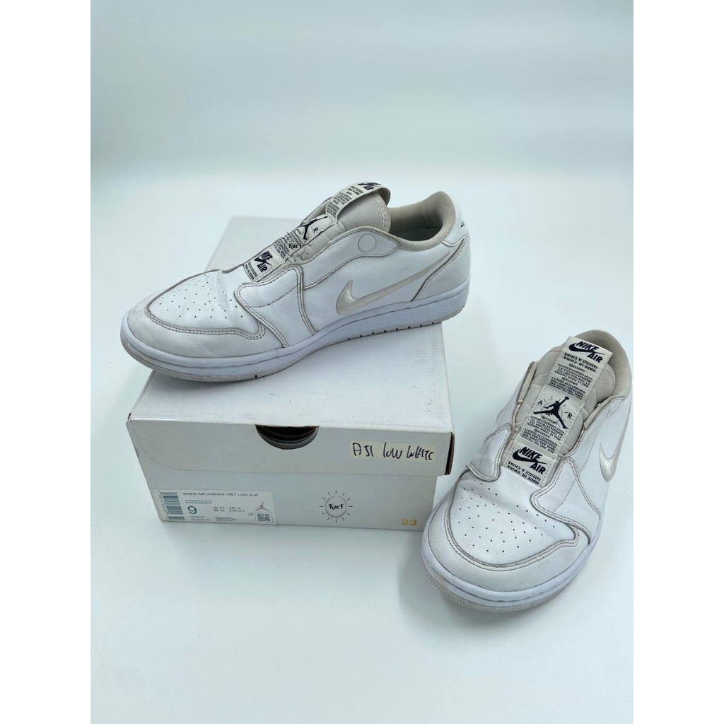 Jordan 1 Retro Low Slip White