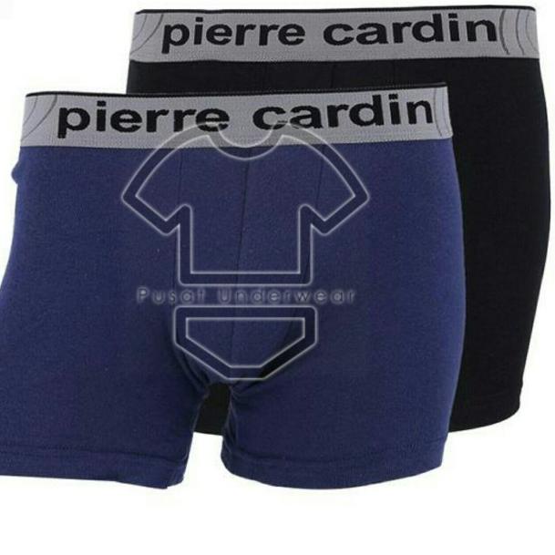 Celana dalam boxer pria PIERRE CARDIN 252 isi 2|Celana boxer panjang - M
