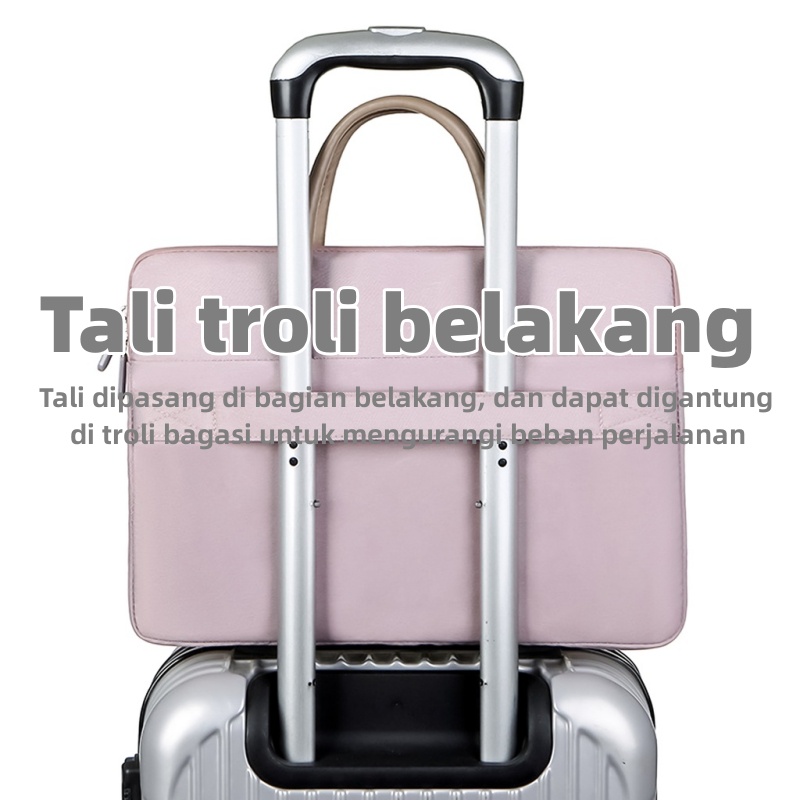 Tas Laptop/ Laptop Sleeve Unisex Selempang  Tas Laptop Jinjing Waterproof C97 Laptop Case 13 14 15 Pelindung Laptop