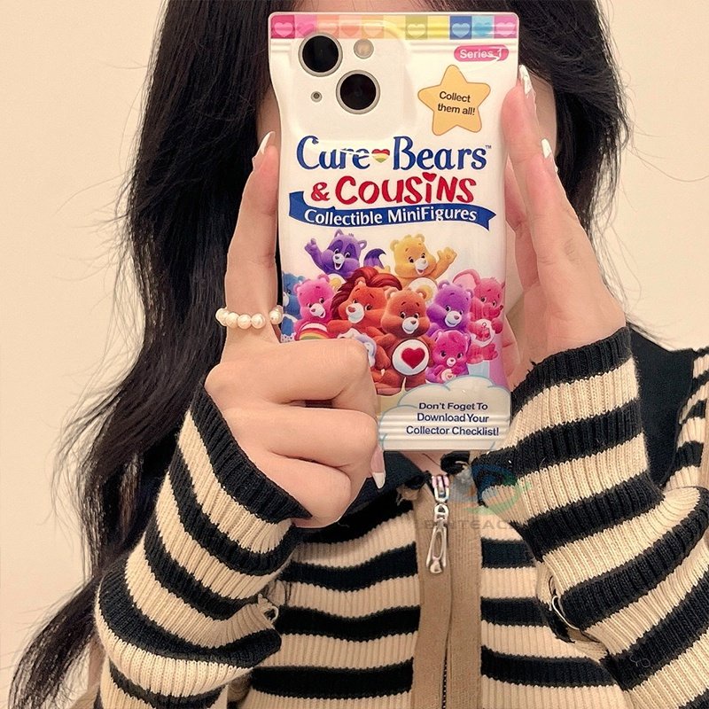 Soft Case TPU Motif Gummy Bear Untuk iPhone 11 12 13 14 Pro MAX 7 8 Plus 6 6s Plus XR 14 Plus X XS MAX