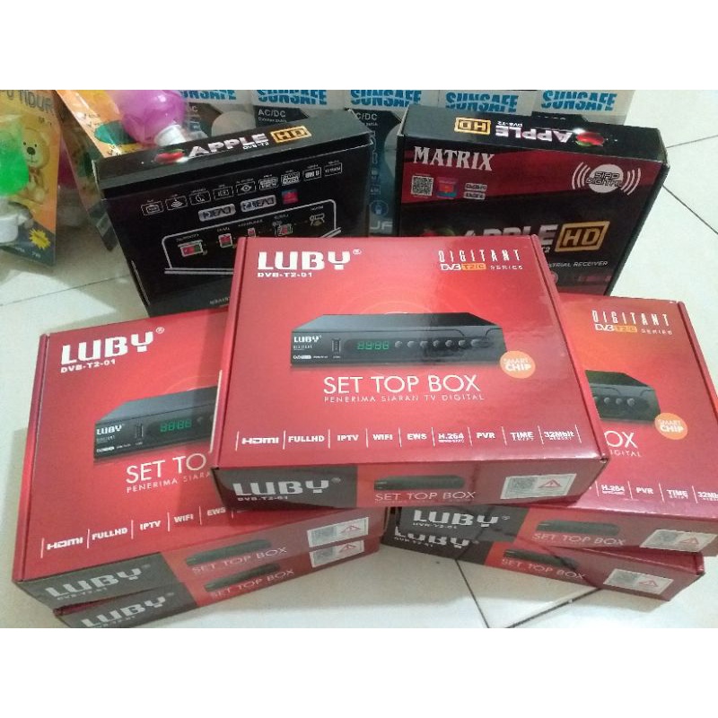 [PROMO) Set Top Box LUBY-02 STB DVB-T2 Receiver TV Digital Support Yutube