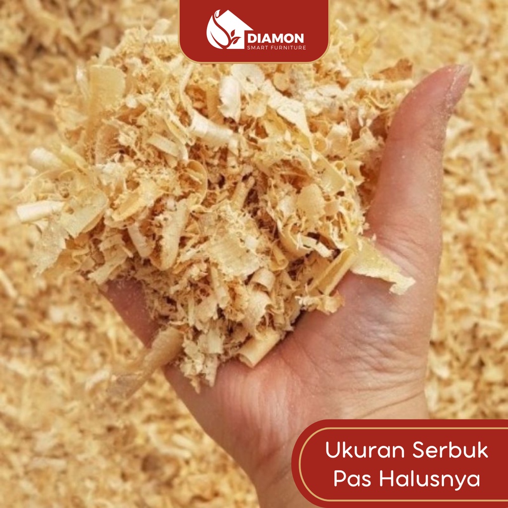 Serbuk Kayu Hamster 1 Kg Serbuk Kayu Halus Dari Serut Kayu