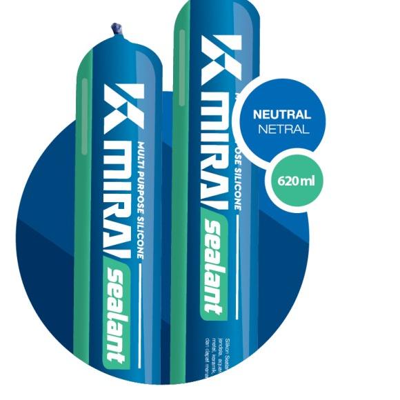 

Mirai Sealant Premium Netral Silicone Serbaguna 600ml Sosis - White,SOSIS