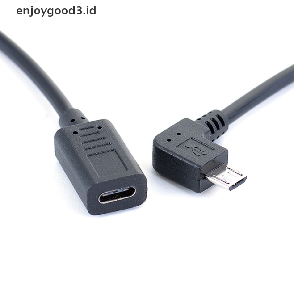 Kabel Adapter Konverter OTG USB Tipe c Female Ke Micro USB Male