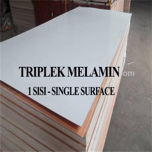 TRIPLEK MELAMIN 15 MM DOFF MULTIPLEK PLYWOOD MELAMIN SINGLE SURFACE