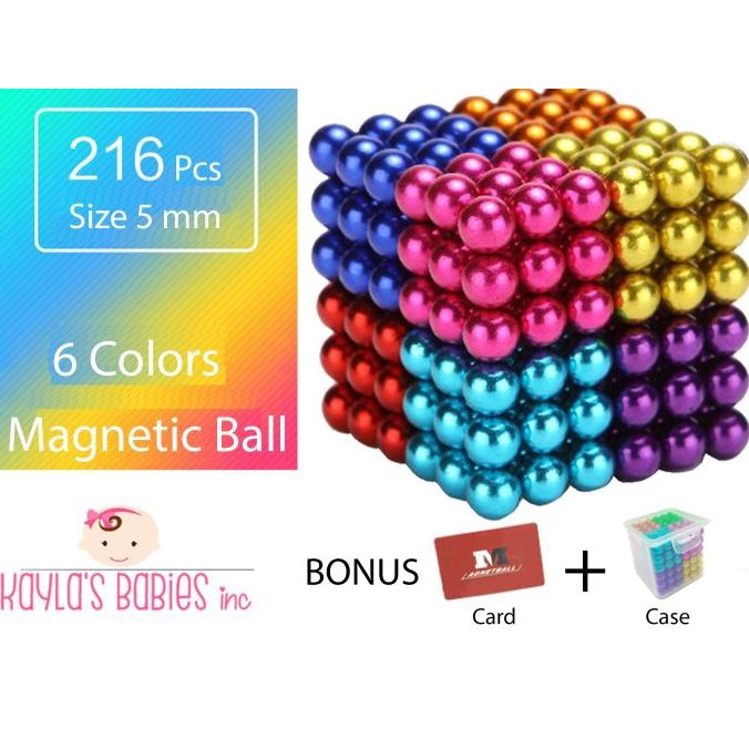 Magnet Ball 5mm 216 Pcs Magnetic Bola Magnet Cube