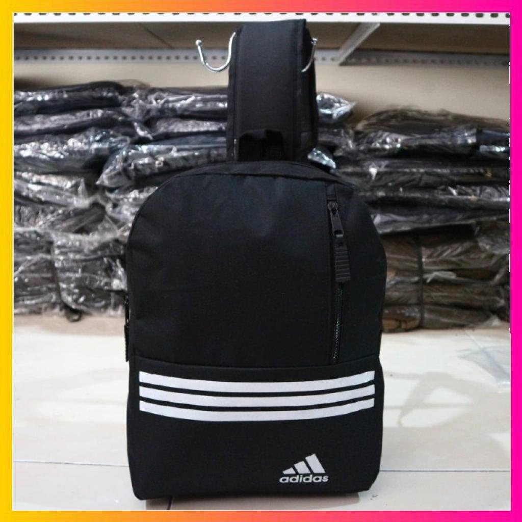 Tas Murah Baru Tas Selempang Adidas Putih Sling Bag Pria Wanita Piknik Travel