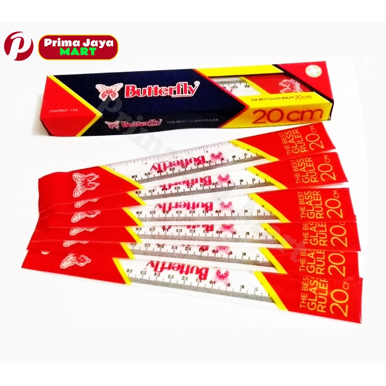

Penggaris Butterfly 20cm ( Pack )
