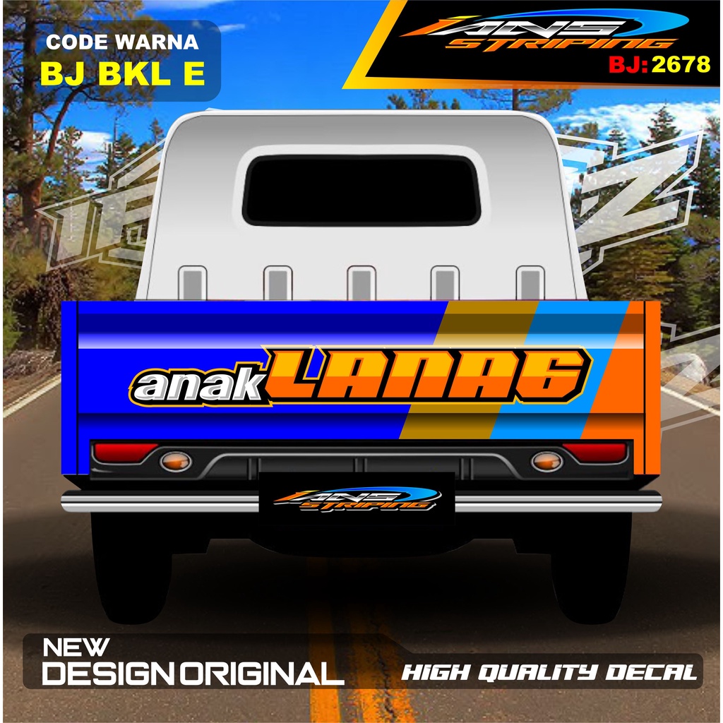 STIKER DECAL GRANMAX PICK UP / STIKER BAK BELAKANG GRANMAX / DECAL STICKER MOBIL GRANMAX