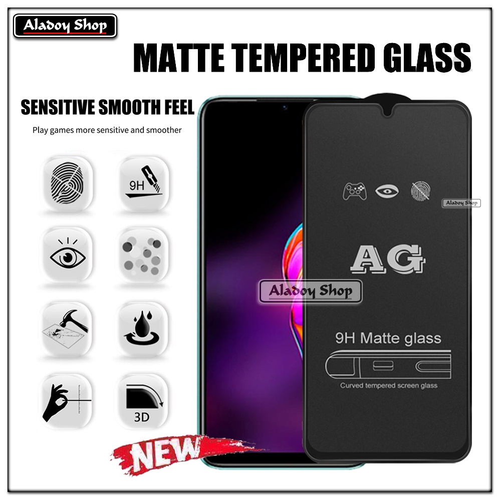 INFINIX HOT 10S PAKET 2IN1 Tempered Glass Matte Anti Glare Full Layar dan Tempered Glass Kamera