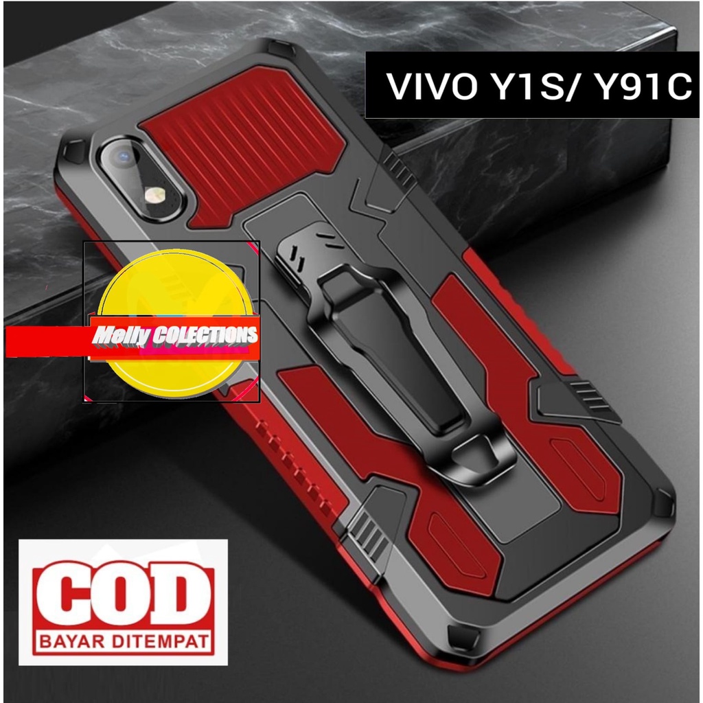 Case Robot Vivo Y1s Y91c Armor Case Robot Vivo Y1s Y91c Hard Case Belt Clip Robot Transformer Soft H