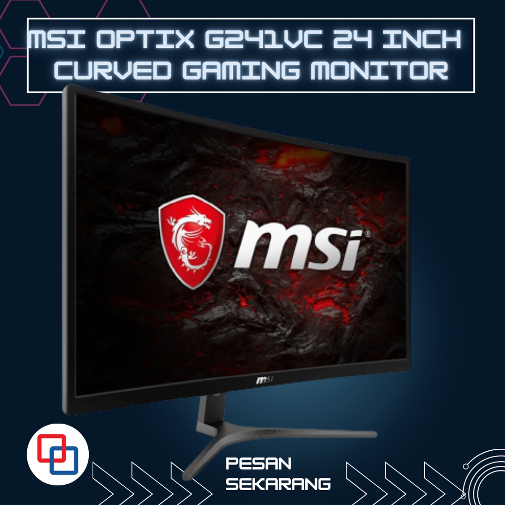 Jual Monitor Msi Optix G Vc Inch Curved Gaming Monitor P Fhd