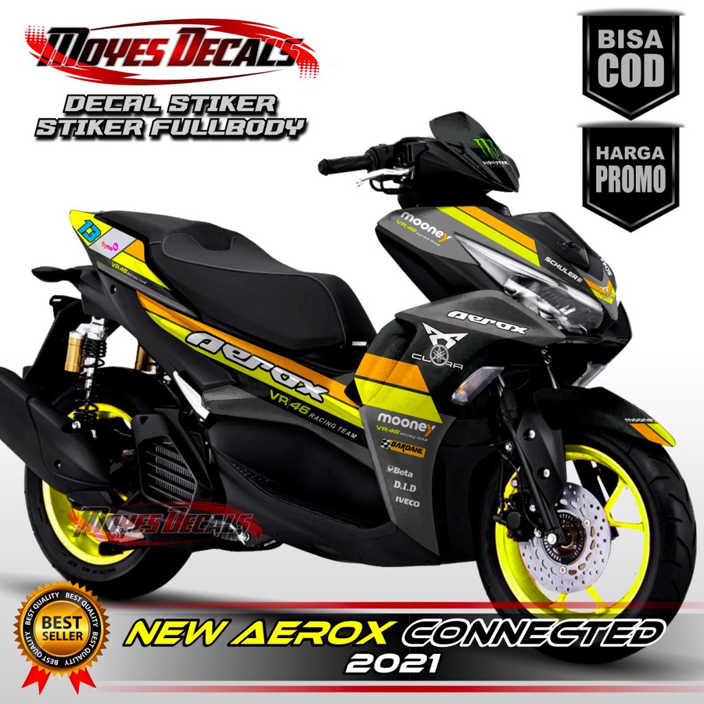 Decal New Aerox 155 - Motif Racing GP Mooney Series 2022