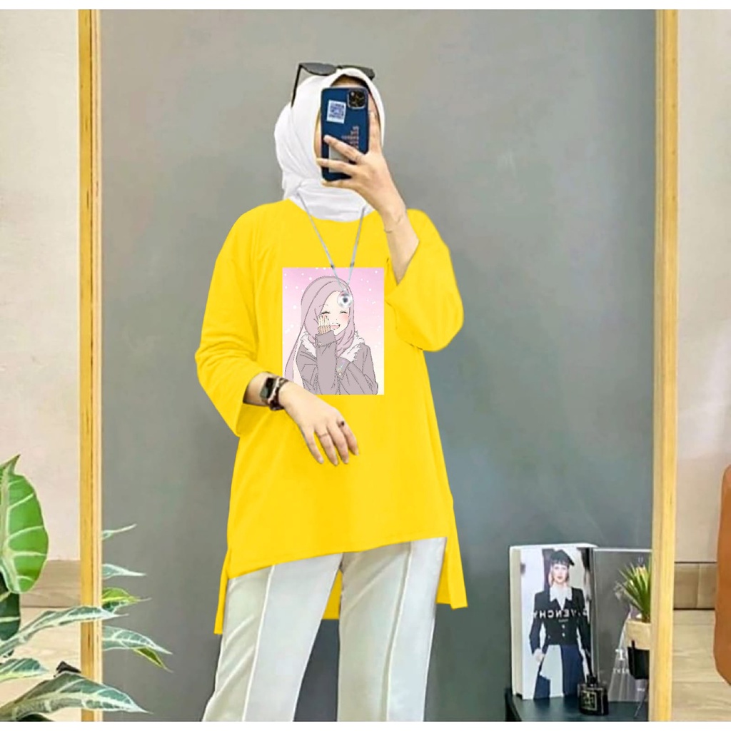 BAJU ATASAN ENJOY TUNIK JUMBO XXL~TERBARU BAJU OVERSIZE WANITA KEREN MASA KINI DAN TERLARIS