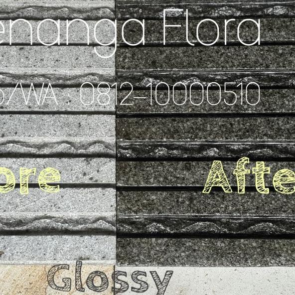 Pernis Coating Cat Pelapis Batu Alam - Bening Gloss
