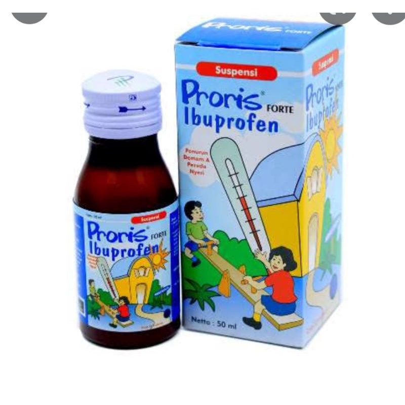 proris forte sirup 60 ml / proris forte suspensi / obat demam anak