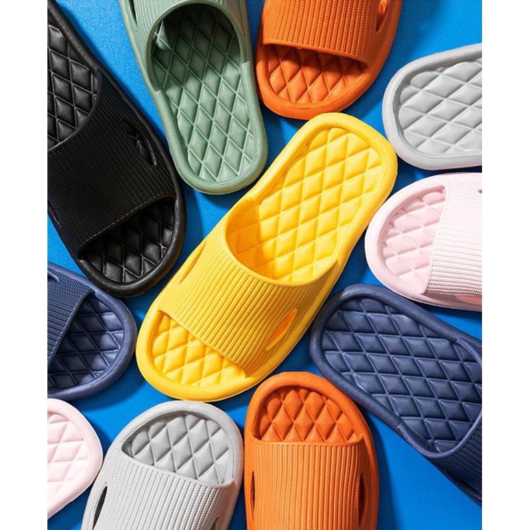 AIUEO | Sandal Import EVA Candy Color Indoor Outdoor Rumah Kamar Mandi Anti Slip Empuk Sendal Karet 598