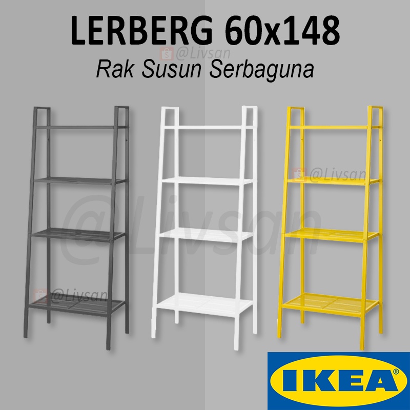 LERBERG (L) LARGE 60 x 148 CM BESAR RAK PENYIMPANAN SUSUN 4 TINGKAT BAJA BESI STORAGE SERBAGUNA ESTE