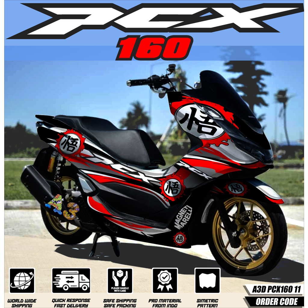 Decal Sticker PCX 160 2021 Fullbody - Dekal PCX 160 New Decal Sticker Honda PCX 160 2021 atriplegrap